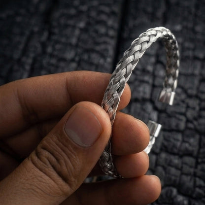 Braided Handcuff Bracelet